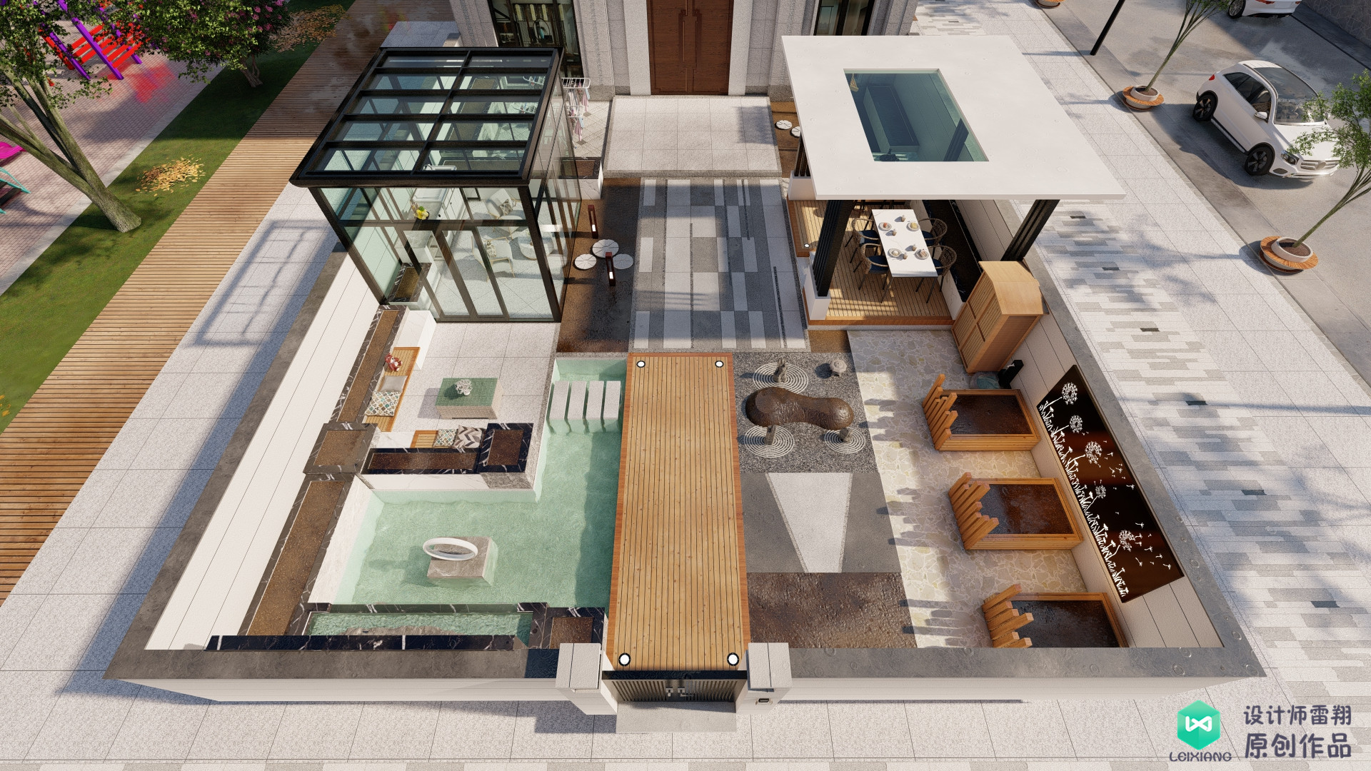 120平院子阳光房,120平阳光房带花园设计