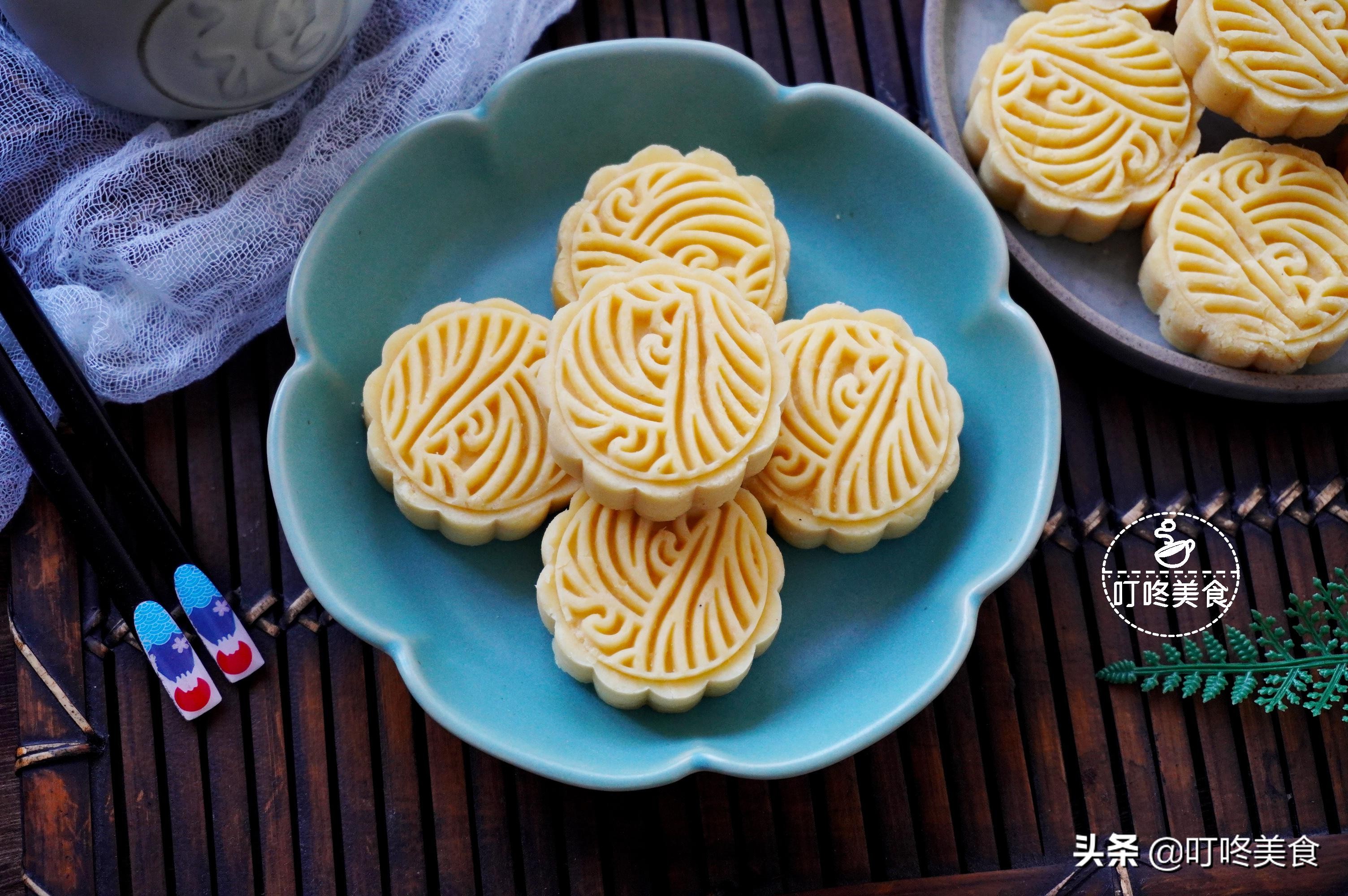 1碗绿豆1勺糖，2分钟教你自制绿豆糕，香甜细腻，比买的还好吃