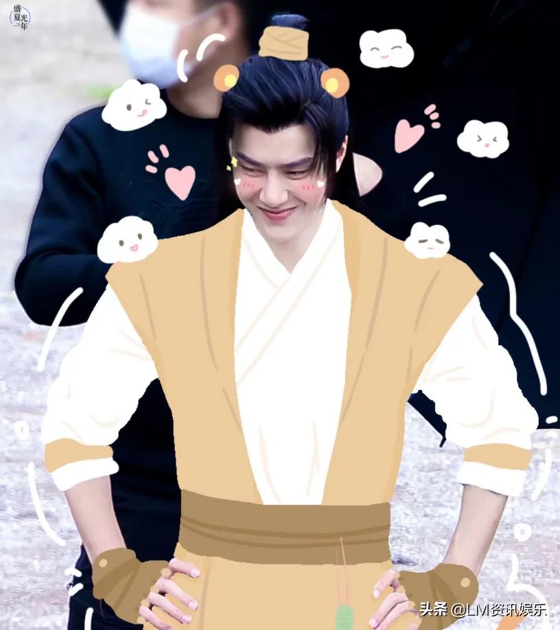 王一博玩无人机赶主播,王一博横店鹰眼视频