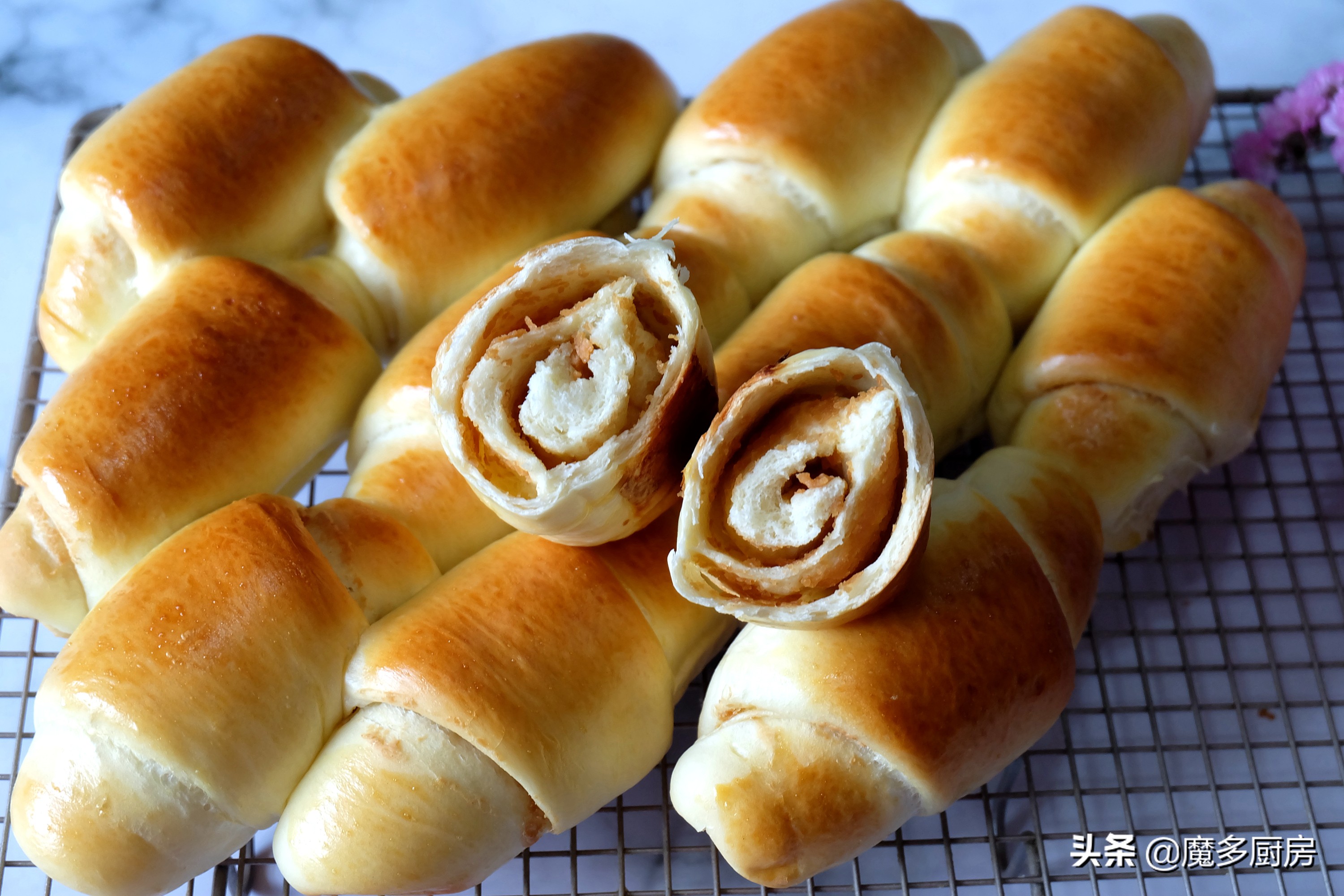 懒人烤面包的方法,烤面包家庭简易做法不用酵母