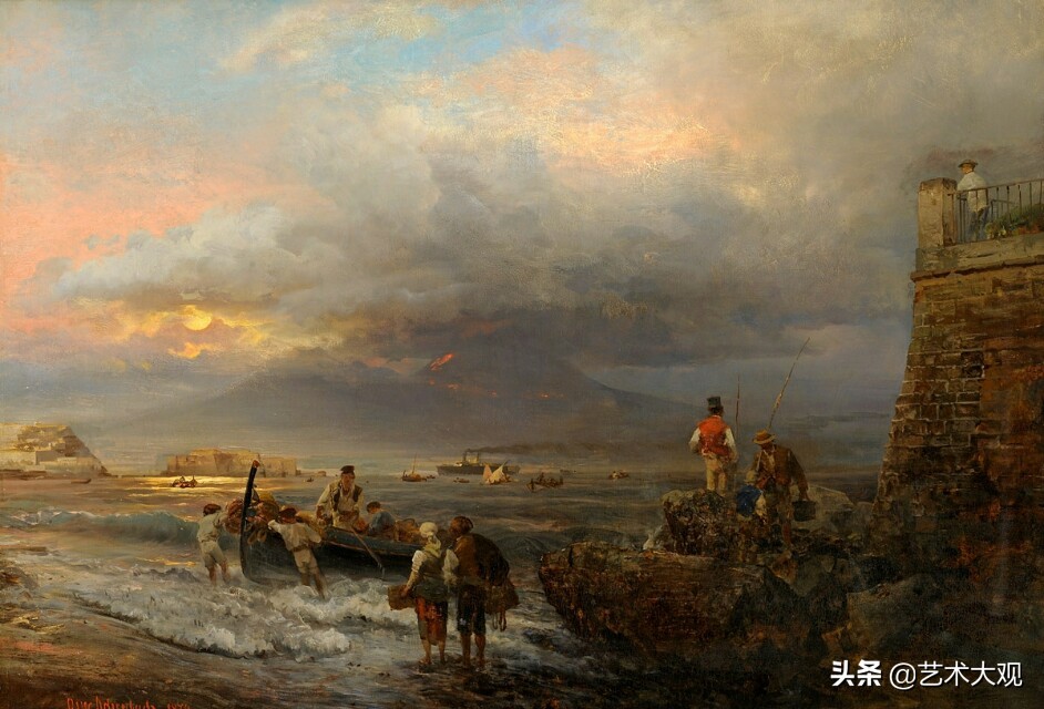 芬兰大师古典风景油画作品欣赏,顶级的欧洲午后阳光风景油画