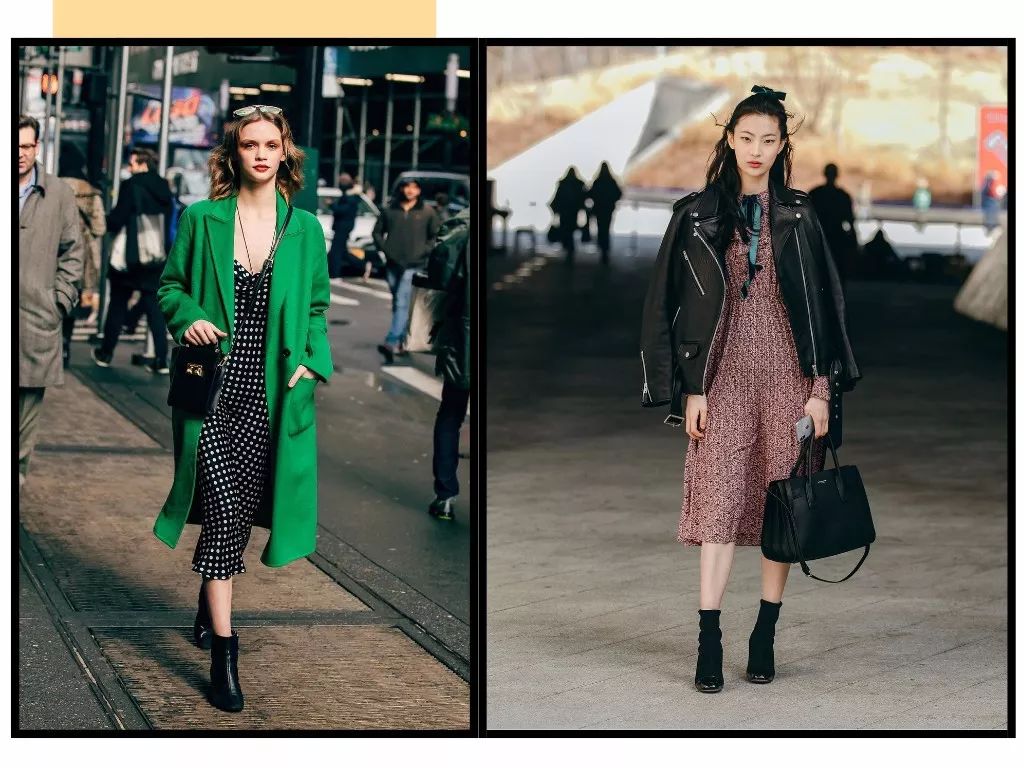 复古格裙韩系穿搭冬,韩版秋冬内搭裙高级感