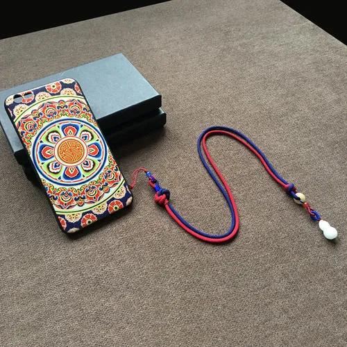 简单好看手机挂绳,好玩好看的纯手工中国风手机挂绳