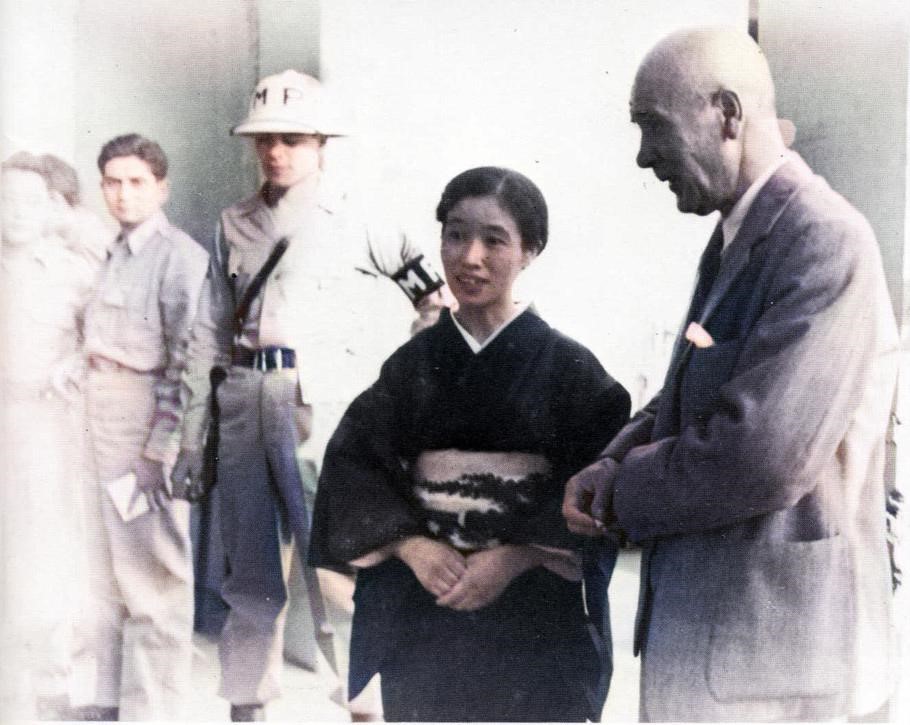 战犯老照片,处决日本七大战犯影像