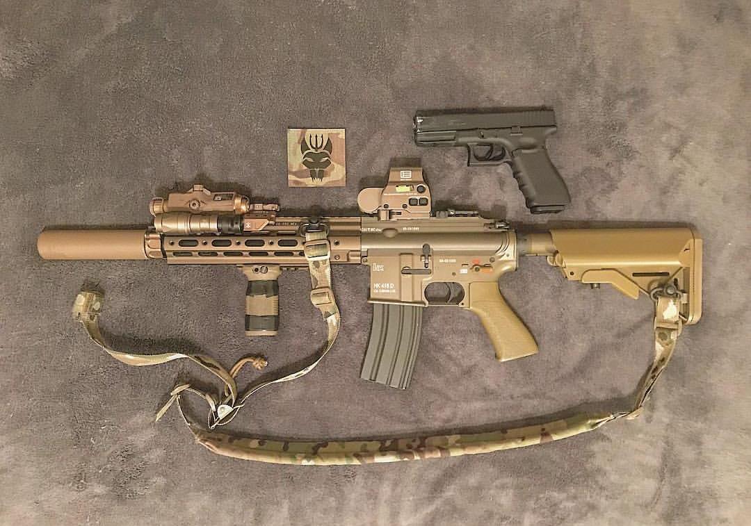 美军hk416和mk18,美军为什么喜欢用hk416