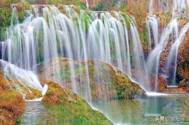罗平九龙瀑布简介,旅行罗平九龙瀑布风景