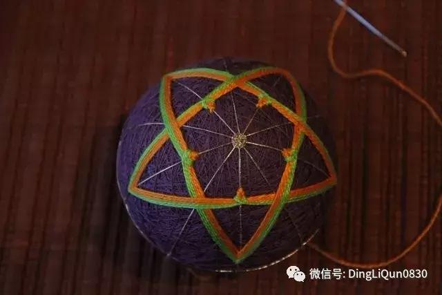 刺绣手鞠球制作步骤,绣手鞠球的正确方法