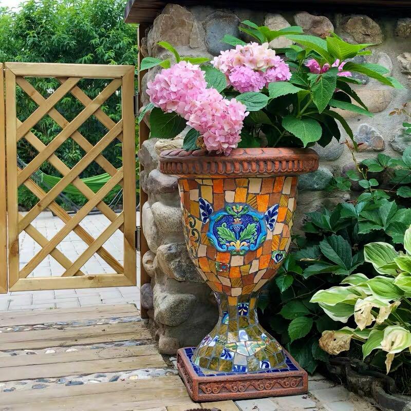 庭院花园摆设,庭院花园布置大型摆件