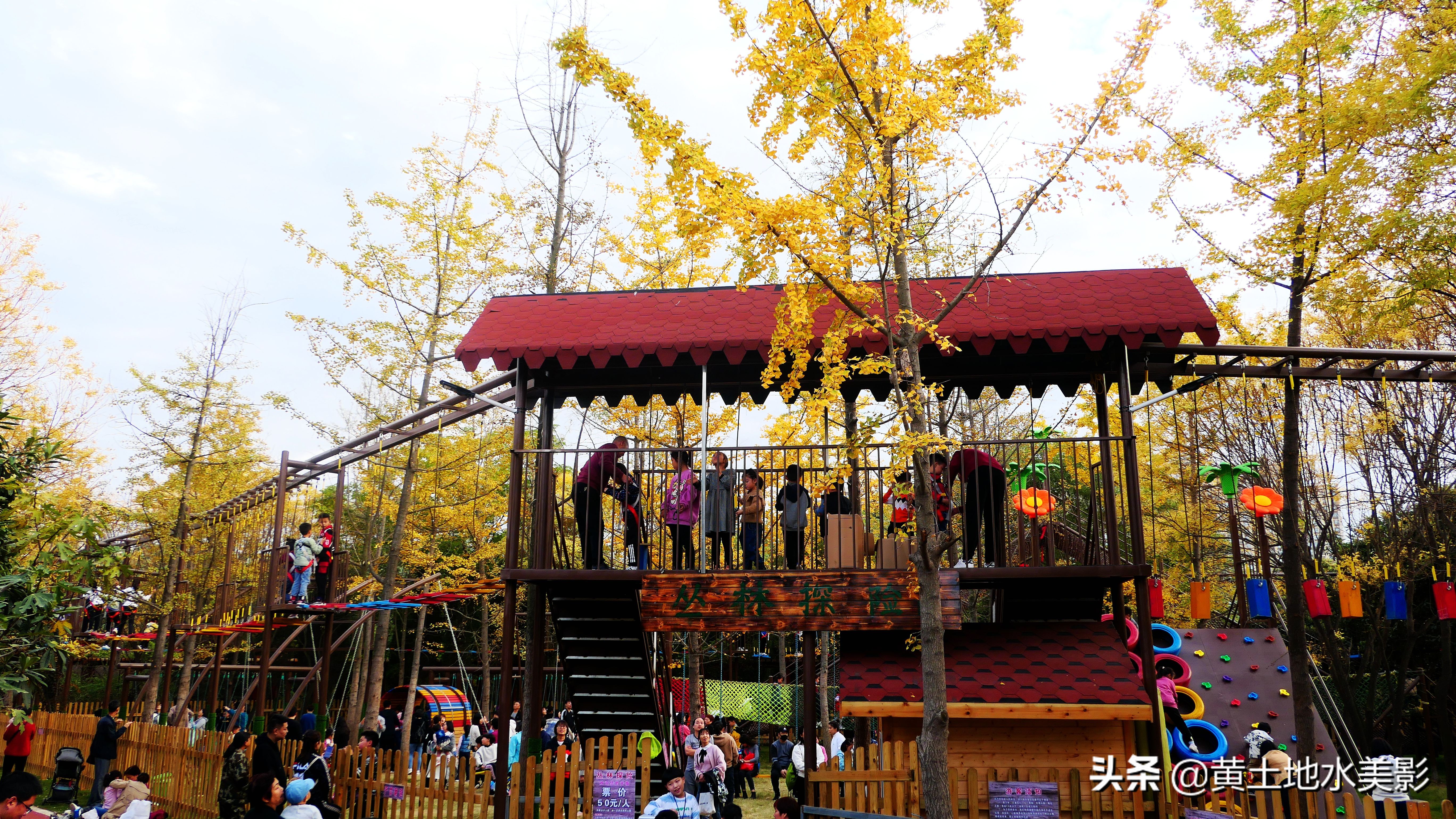 占地590亩的湿地公园,野生动物比较多的旅游景区