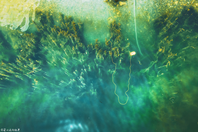 2001年抚仙湖水下古城真实视频,罕见的湖泊风光摄影