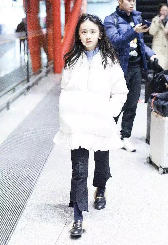 11岁森碟太漂亮,田亮女儿森碟百褶裙