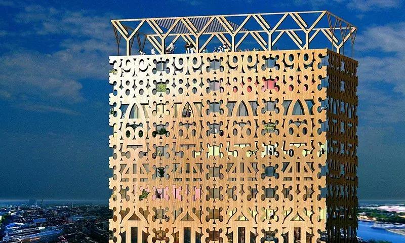 木结构建筑案例欣赏,世界经典高层建筑