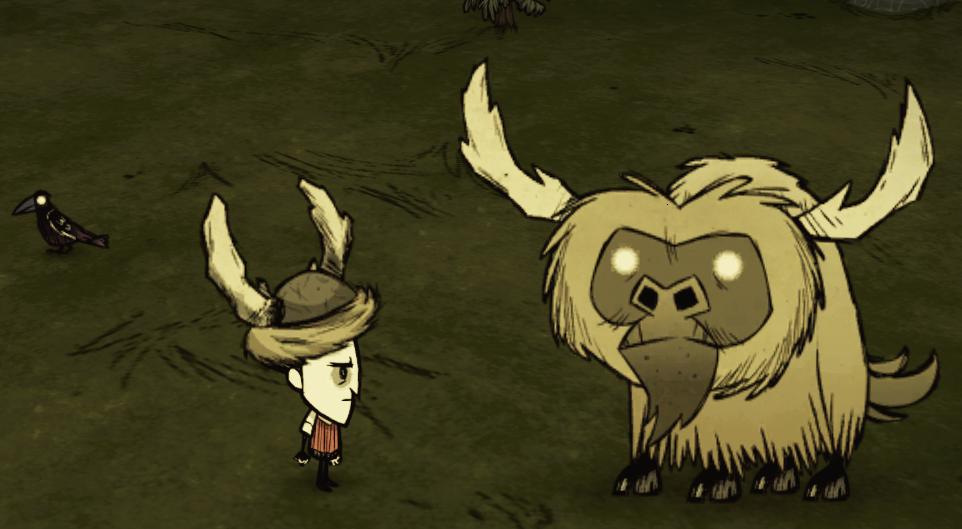 饥荒游戏里的牛,饥荒游戏中那些奇葩的回血方式