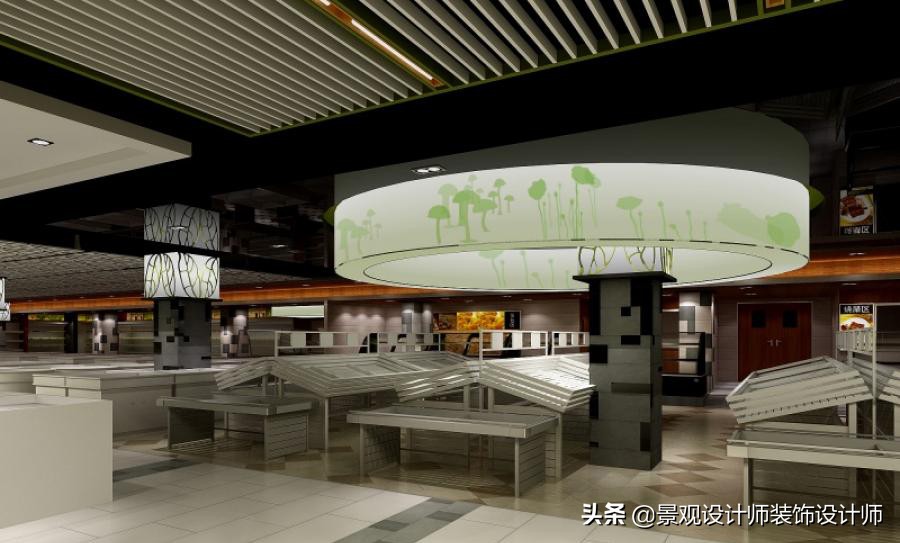 商场店铺设计案例图纸,超市设计图解大全