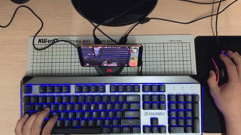 黑匣子助你在和平精英吃鸡如虎添翼，北通E1手游键鼠转换器