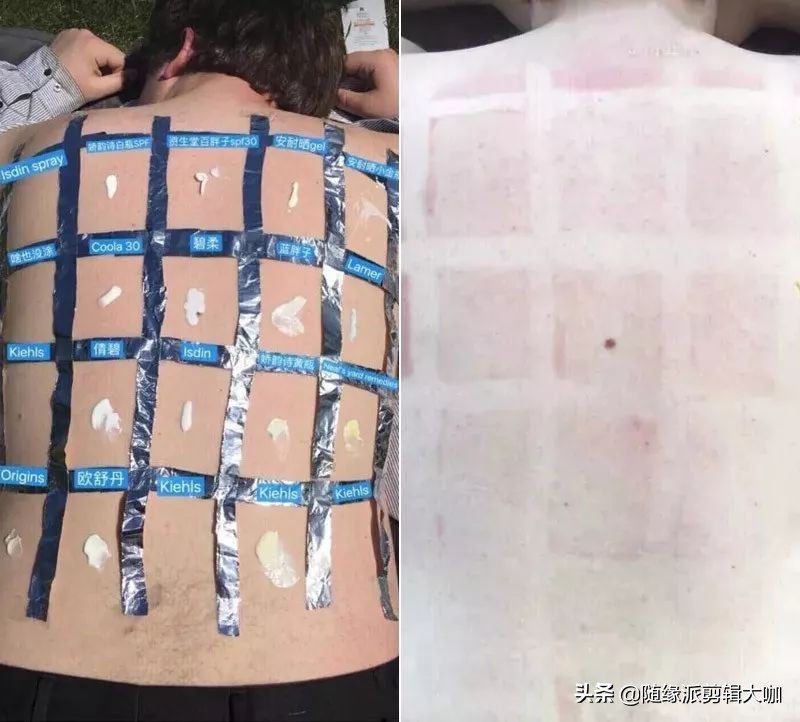 亲测防晒衣效果对比图,防晒产品亲测