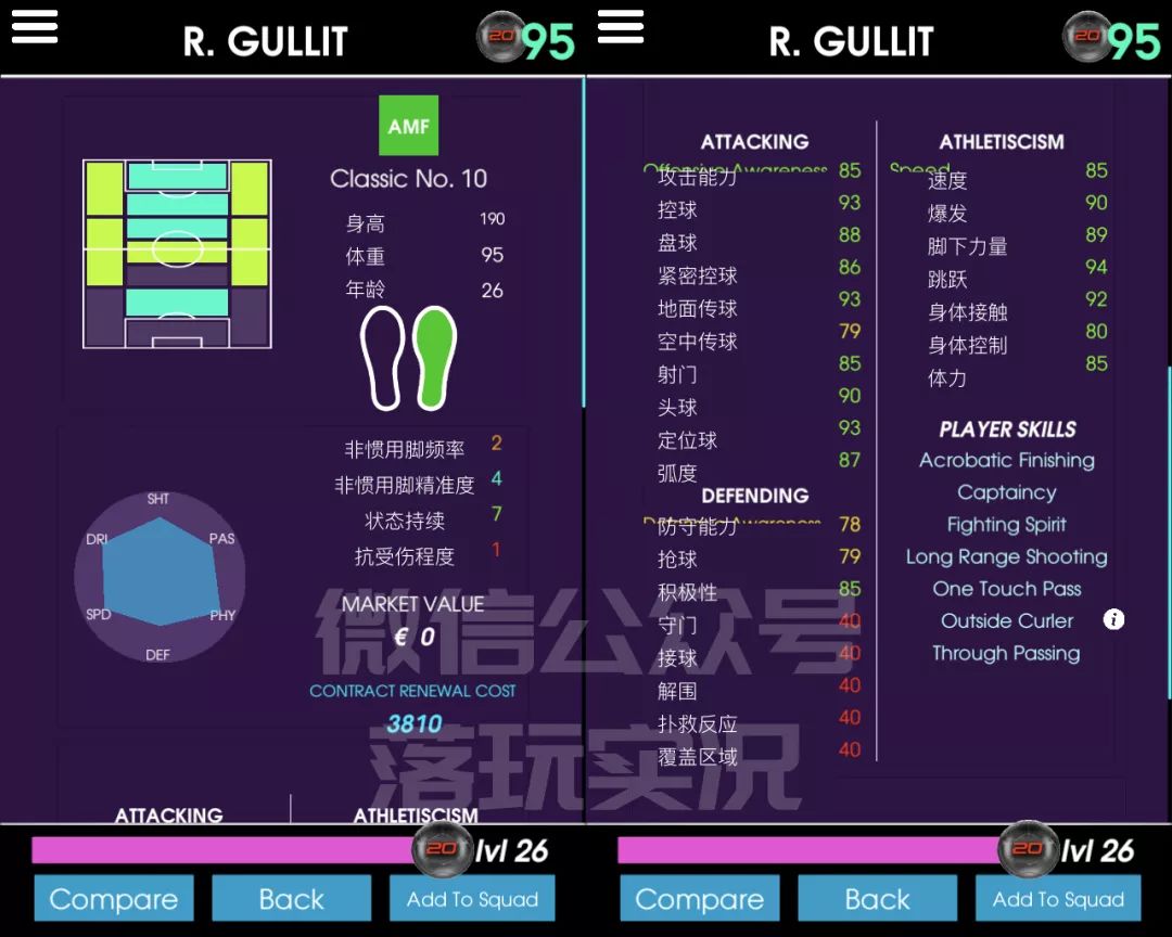 实况足球小罗排名,小罗满级评分