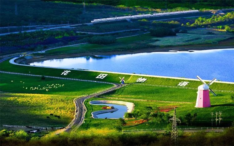 熊猫遛娃共享童车上线大连生态遛娃地—铭湖牧场风景区