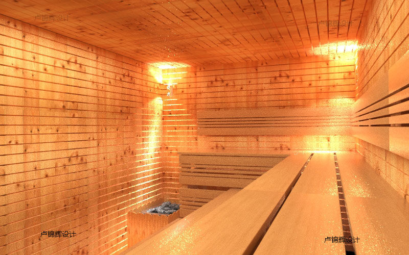 小型干蒸桑拿房装修偶然焗桑拿也是别有一番生活味道