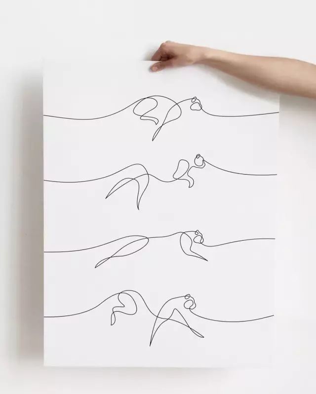 画logo有几种画法,一笔就能画出来logo