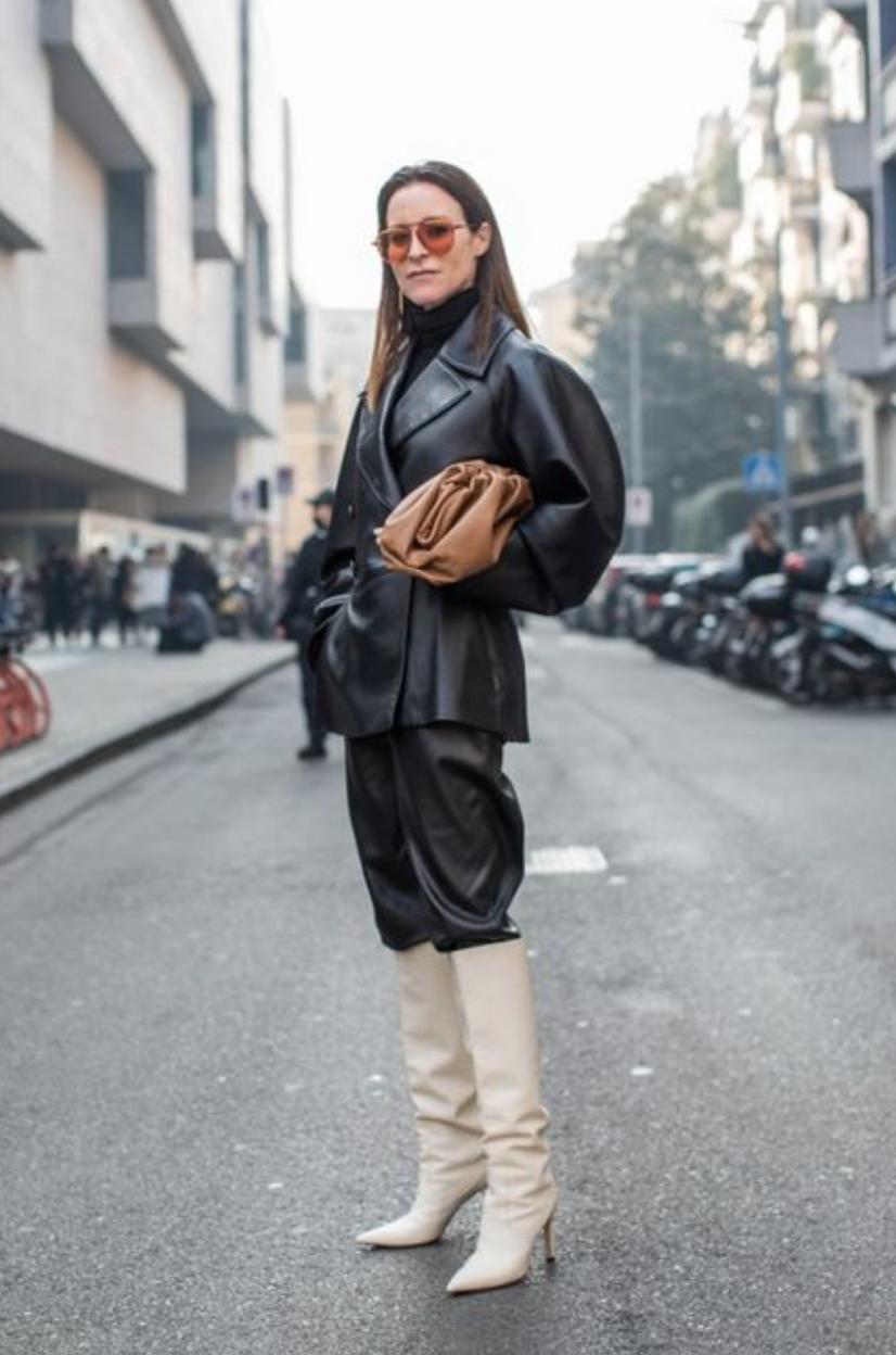 冬季显瘦裤子配靴子,现在还流行打底裤配靴子吗