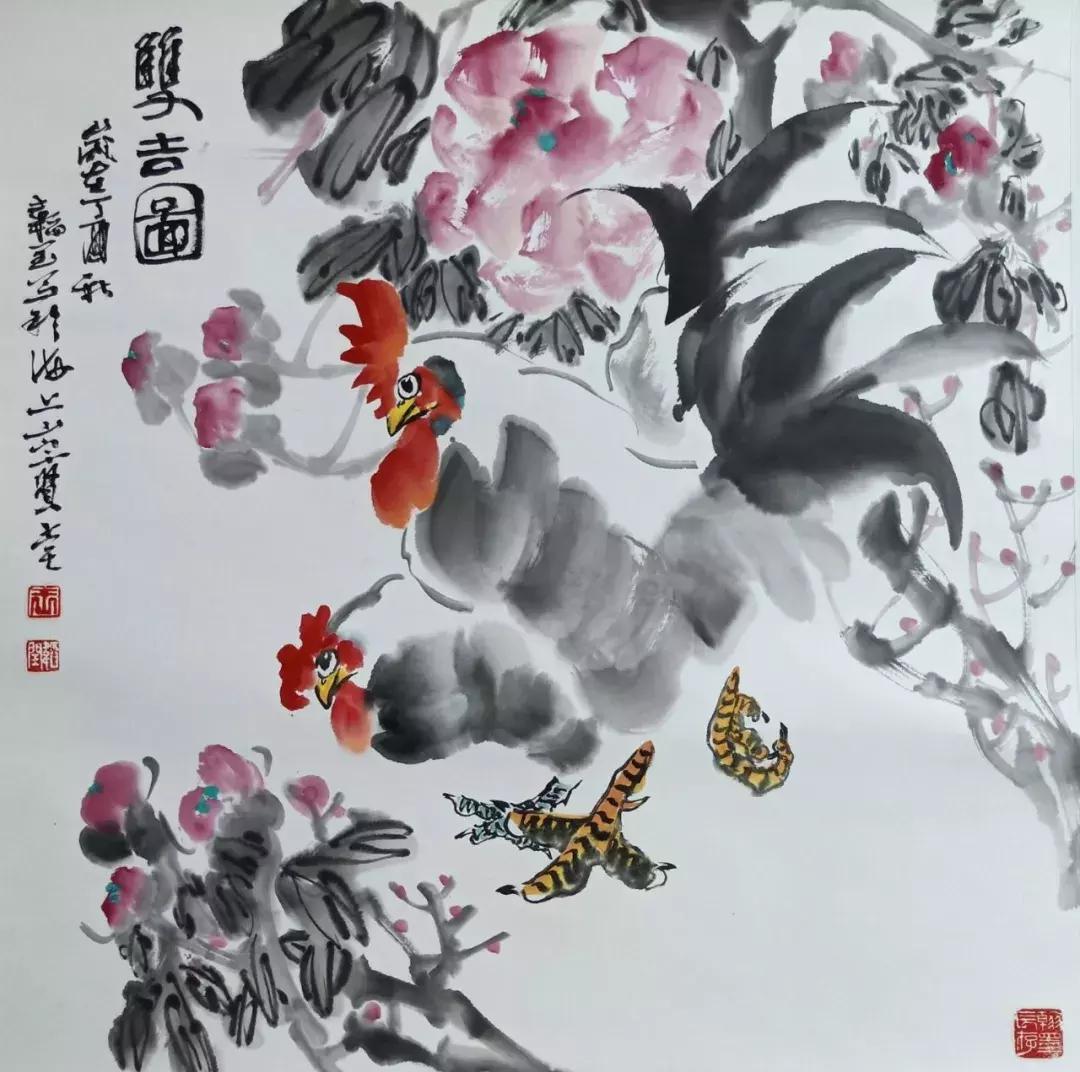 查看名家画雉鸡作品欣赏,王韬画鸡图片大全
