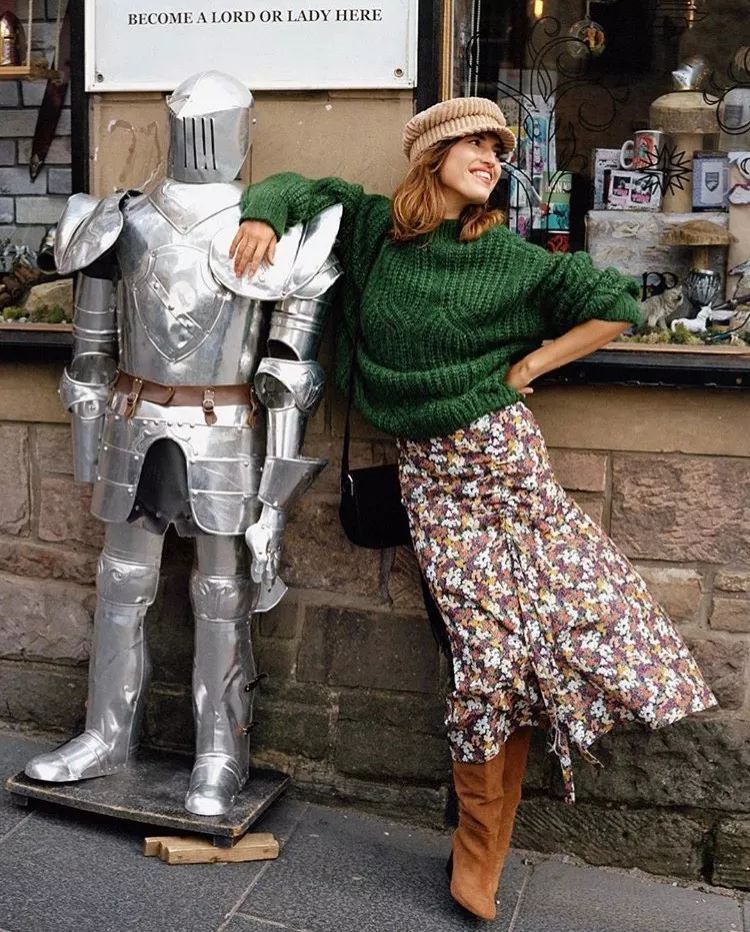 穿衣自由的榜样,穿衣灵感治愈系复古风格