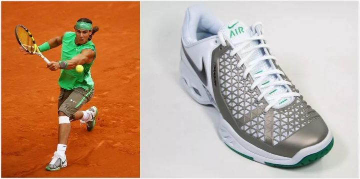 纳达尔红土夺冠集锦,纳达尔法网11冠战靴