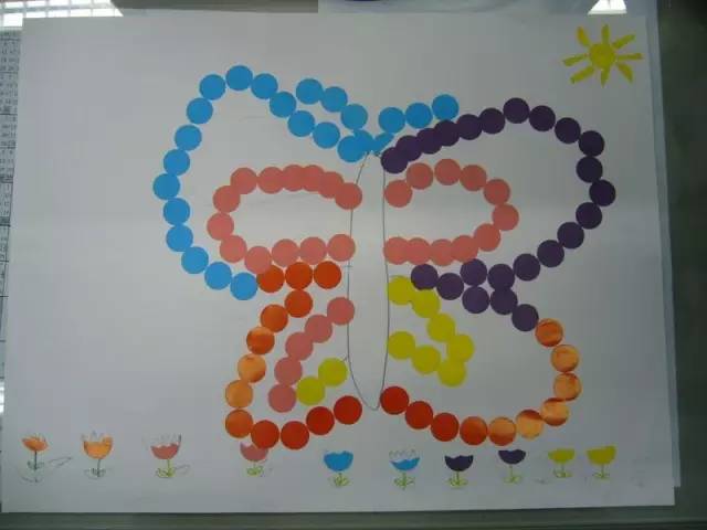 印染手工制作,印染拓印画