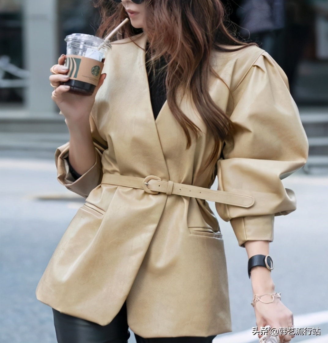 腰带美式复古高级小众腰带,大牌最时尚的宽版腰带