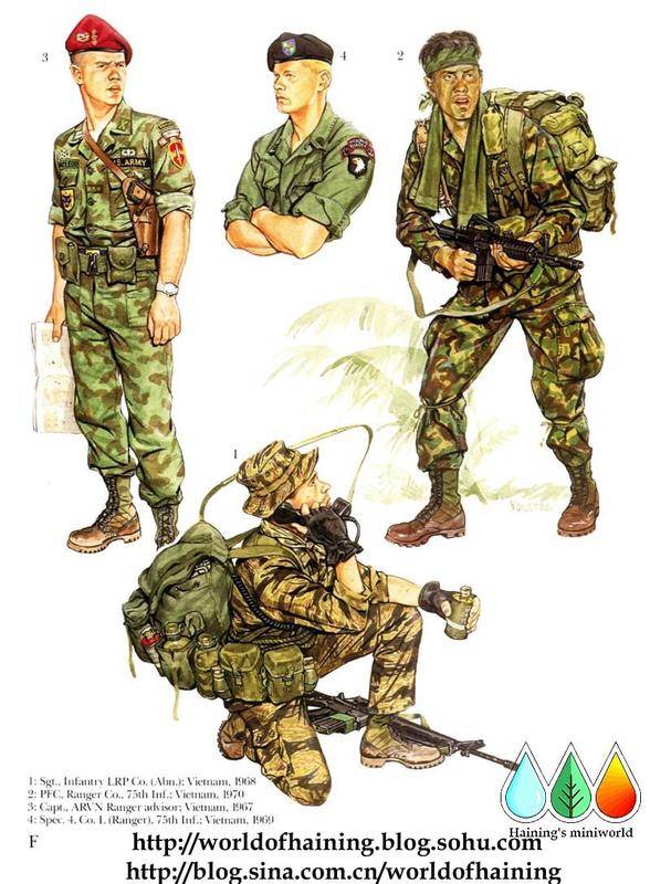 现代美军军服大全,美国游骑兵迷彩服