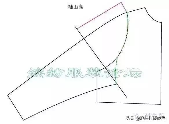 大海服装睡衣袖子裁剪教程,服装裁剪袖子教程大全