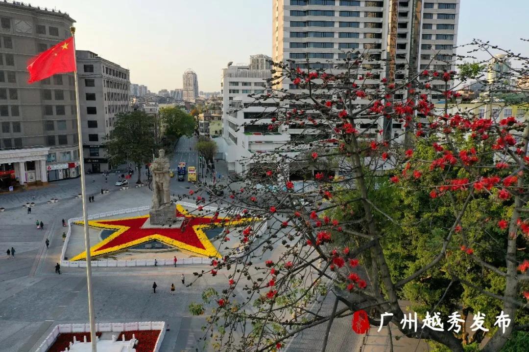 广州海珠广场美丽的景色,广州海珠广场历史故事