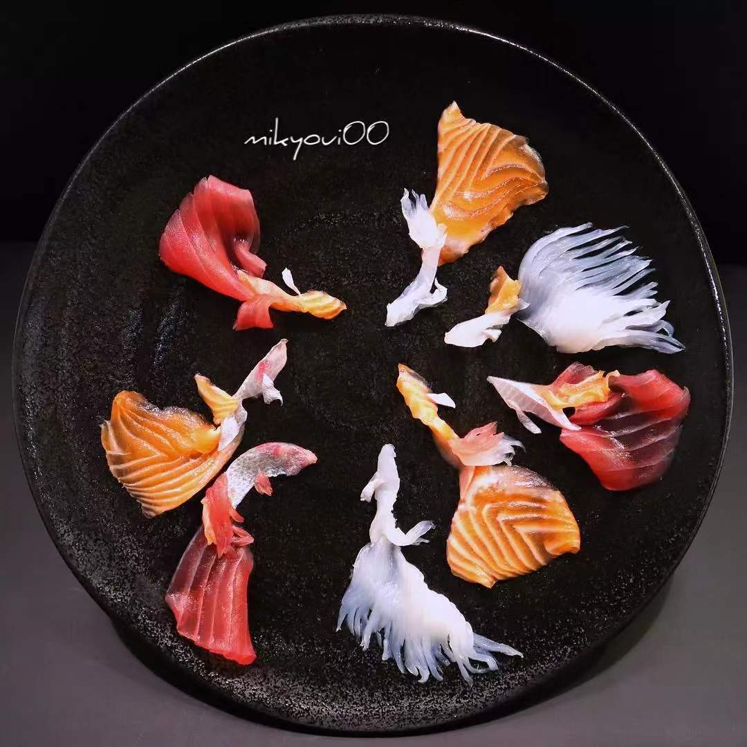 澳龙刺身摆盘制作视频,刺身制作视频创意摆盘