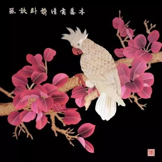 麦秆画芦苇画,最好看的麦秆画