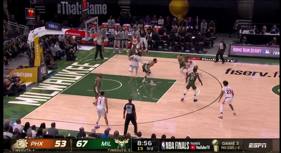 nba总决赛结束巅峰一战雄鹿vs太阳,nba总决赛太阳对阵雄鹿g6集锦