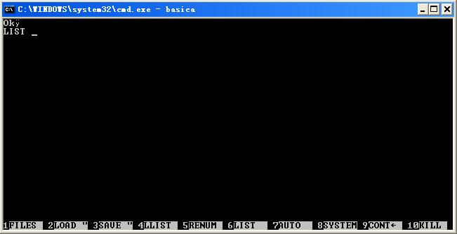 IBM-PCBASICA是不是学生时代学习的最老的程序？