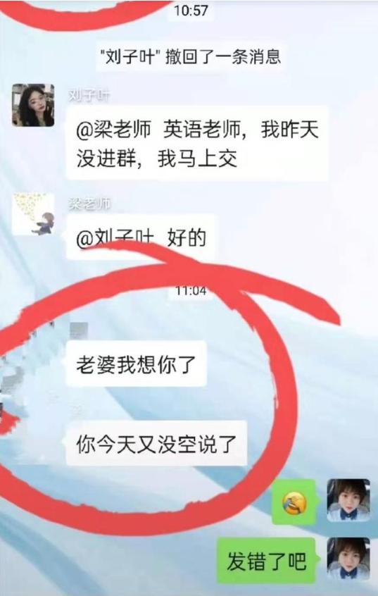 孩子错发消息到班级群怎么道歉,家长错发消息到群里