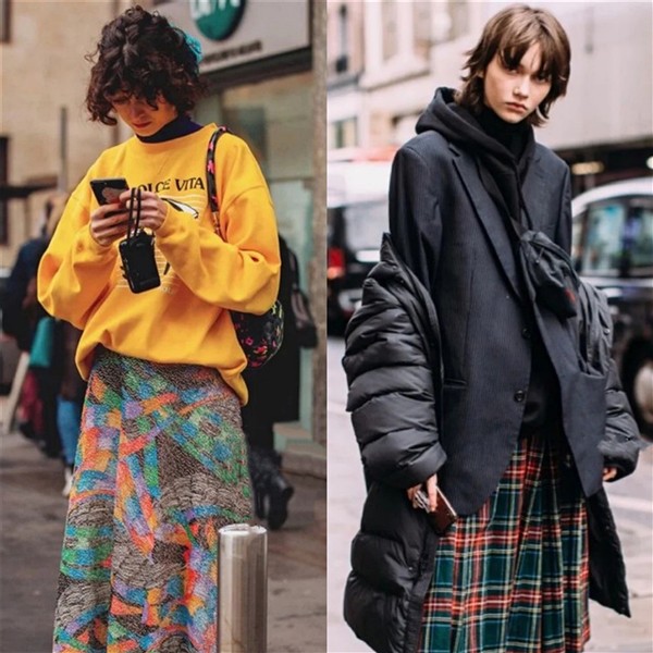 40岁女人穿毛衣搭配什么裤子,50岁女人毛衣配裙子的经典搭配