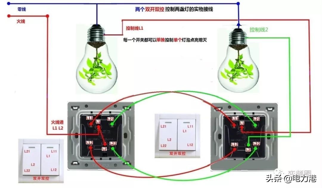 零基础学习电工彩图自学速成,零基础学电工高清彩图接线