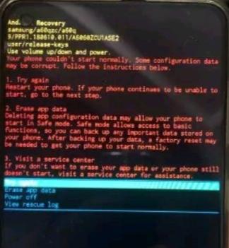 三星s20怎样清理崩溃日志,三星a40系统崩溃解锁视频