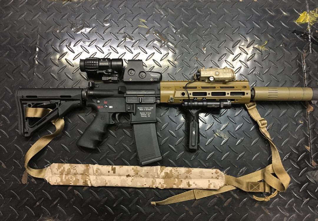 美军hk416和mk18,美军为什么喜欢用hk416