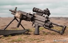 美军现役m240机枪,m249机枪软弹枪
