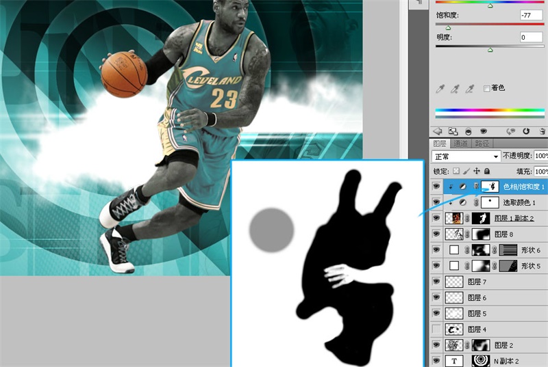 詹姆斯的巨型海报,最强nba詹姆斯海报