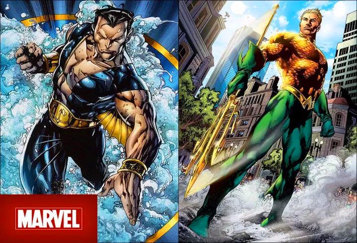 漫威dc互相抄袭角色,漫威dc相似人物的图片