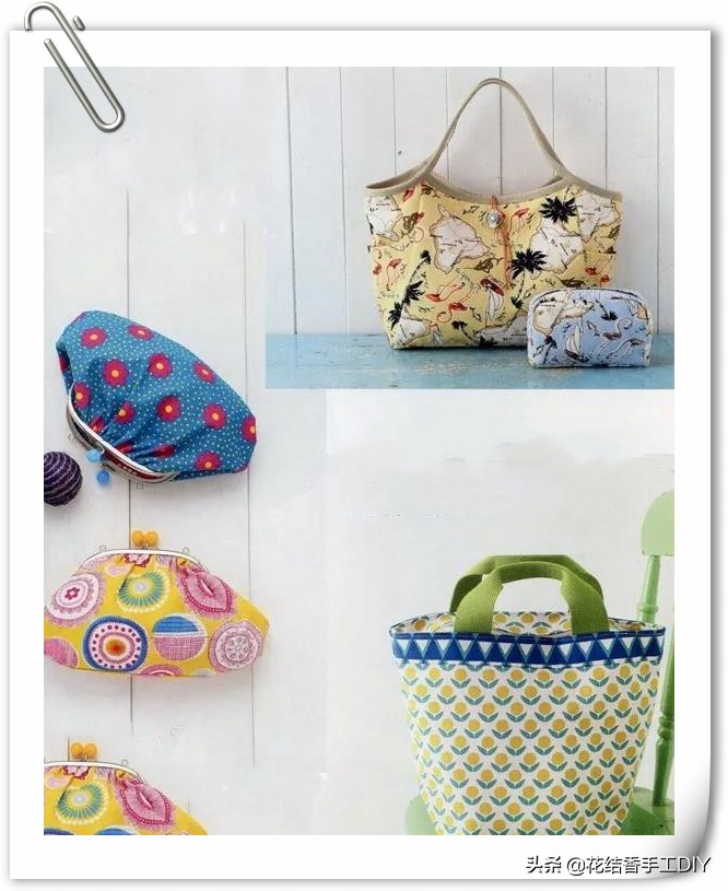 爱布艺爱生活裁剪拼布包包教程,手工布包简单又漂亮
