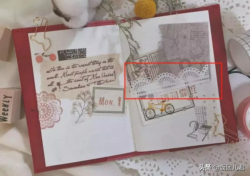 复古手帐蕾丝纸店铺推荐,手帐店铺推荐贴画