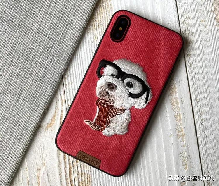 呆萌可爱小动物联谊晚会，创意刺绣苹果手机壳来袭
