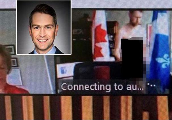 裸露成癖？加拿大议员又“火”了，全裸出镜会议后又在镜头前小便