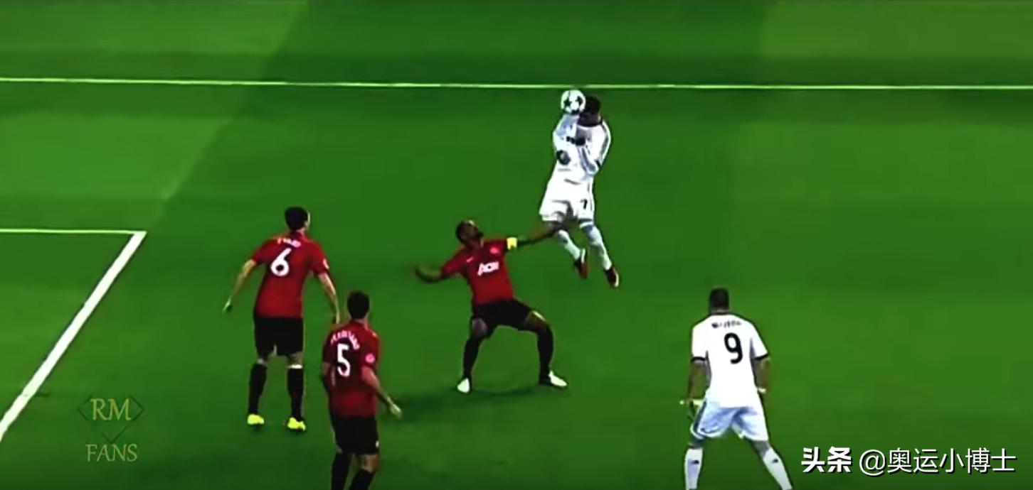 c罗梅西内马尔超级滞空头球,c罗跳高2.95米的头球滞空